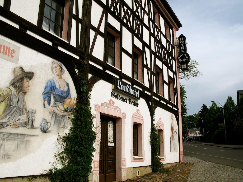 Landhotel Goldener Becher Limbach-Oberfrohna Exterior photo